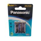 Pilha Comum Panasonic Palito AAA Cartela com 4 unidades