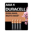 Pilha Duracell AAA Alcalina 4 Unidades
