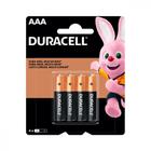 Pilha Duracell Alcalina Palito Aaa Cartela 4Pecas