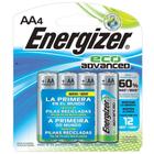 Pilha Ecologica Energizer Eco Advanced AA4 Alcalina de 1,5V