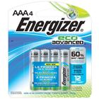 Pilha Ecologica Energizer Eco Advanced AAA4 Alcalina de 1,5V