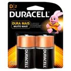 Pilha Grande com 2 Unidades - DURACELL