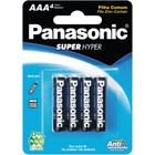 Pilha Palito AAA Panasonic - c/4 (caixa com 12 cartelas)