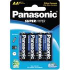 Pilha Pequena AA 3SHS Panasonic - c/4 (caixa com 12 cartelas)