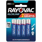 Pilha Rayovac Alcalina AA Pequena 1,5V 06 Unidade