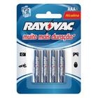 Pilha Rayovac Lr3 Alcalina Aaa Palito 1.5V Com 4 Un