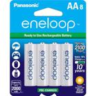 Pilha Rec Aa Eneloop 2000Mah 4 Branca