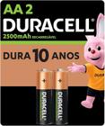 Pilha Recarregavel AA 2500mah Duracell (2 Unidades)