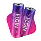 Pilha Recarregável AA 2700mAh 1.2v Elgin com 2 Unidades
