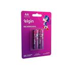 Pilha Recarregável Aa Elgin 2700mah Cartela C/2un - Pç / 2