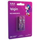 Pilha Recarregável Aaa 1000mah C/2 82170 F018