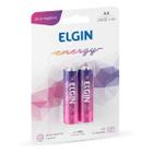 Pilha Recarregável Elgin Blister Ni-MH AA-2500mAh 2 Unidades