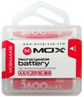 Pilha Recarregavel Mox MOB4AA36 AA 3600MAH 1.2V (4 Unidades)