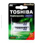 Pilha Recarregável Toshiba AA, 1.2v, 2600mAh, Com 2 Unidades - TNH-6GAE BP-2C