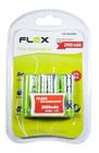 Pilhas Aa Recarregável 2900 Mah Flex Gold 4 Unidades