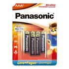 Pilhas Panasonic AAA Alcalina Leve Mais Por Menos com 6 Unidades