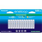 Pilhas Recarregáveis Panasonic Eneloop AAA (12 Unidades) - Modelo BK-4MCCA12FA