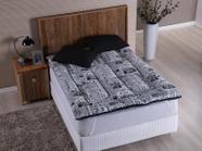 Pillow Top Casal King Size 2,03m x 1,93m 100% Algodão Macio - Casa Pedro