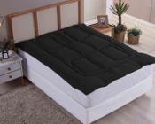 Pillow Top Casal Queen Medida 1,98m X 1,58m X Até 40 Cm Alt. Preto