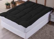 Pillow Top Casal Soleiro Medida 1,88m X 88cm X Até 30 Cm Alt. Preto