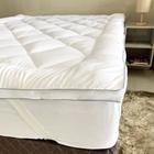 Pillow Top Casal Toque de Plumas Diamond Appel - Branco