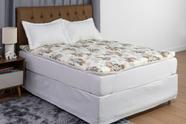 Pillow top csal 100% algodão dupla face acompanha 2 travesseiros