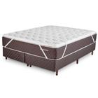 Pillow Top King de Espuma D20 Percal 180 Fios Algodão Hipoalergênico com Elástico 193x203cm BF Colchões