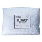 Pillow Top Queen Anti Stress Com Elástico Poliéster Branco 198x158cm 10220269 - Master Comfort