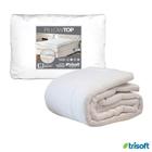 Pillow Top Solteiro 100% Fibras Siliconadas