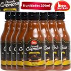 Pimenta Calabresa Temperada Cremosa Gourmet Ardência Moderada Para Churrasco 200ml Bahia Premium 8Unid