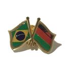 Pin Da Bandeira Do Brasil X Malawi