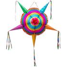 Piñata mexicana (Grande 32 polegadas)- Pinata grande dobrável handmade autêntica - Pinatas estrela para festa de aniversário - Piñata mexicana para crianças - Cinco de Mayo Pinata para adultos - Tie Dye Pinata - Big Pinata Star - Piñatas para Cumpl