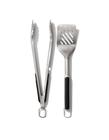 Pinca E Espatula Churrasco Inox 2pc