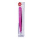 Pinça Slant Tweezer Man Pretty em aço inoxidável rosa