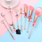 Pincéis de maquiagem Anime Moon, Pincéis de maquiagem Pink Magic Wand Metal Handle, pincéis profissionais de maquiagem olho / rosto / lábios Conjuntos de ferramentas e kits Cosplay, Valentim / Halloween / presentes de Natal