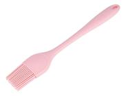 Pincel Culinário De Silicone Untar Forma Cozinha 28cm Rosa