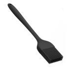 Pincel De Silicone Cozinha Preto Grande 26Cm Reforçado