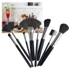 Pincel Kit 8 Peças Maquiagem Base Corretivo Sombra Po Make Up Profissional