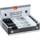 Pincel Marcador Permanente Linha Prime Recarregavel Preto - BRW