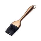 Pincel para Confeitaria Inox e Silicone 22cm Rose gold