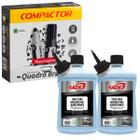 Pincel Quadro Branco Compactor 12UN + 2 Tinta Radex 500ml