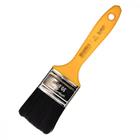 Pincel Trincha Pintura Roma Preta Ref.304 2'' Cabo Amarelo - Kit C/12 Peças