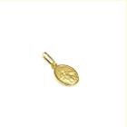 Pingente Anjo Da Guarda em Ouro 18k Medalha Oval