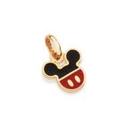 pingente bermuda do Mickey 1,4cm com resina rommanel 542743