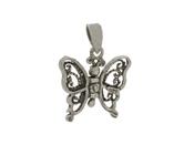 Pingente Borboleta Filigrana Berloque Charms Prata 925 Asas