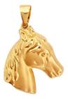 Pingente Cavalo Dupla Face Em Ouro 18k (cod34y)