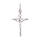 Pingente Crucifixo Com Imagem De Cristo - Prata 925
