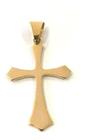 Pingente Crucifixo De Ouro 18k Cruz 2 Gramas 25 mm