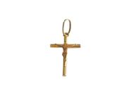 Pingente Crucifixo Ouro 18k Ishizaki - 0.84