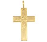 pingente cruz com face de cristo